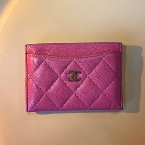 CHANEL Caviar Card Holder